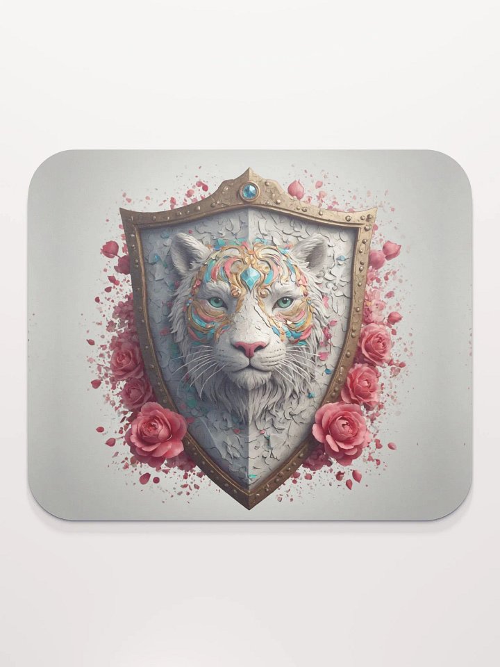 White Tiger Classic Mouse Pad product image (2)