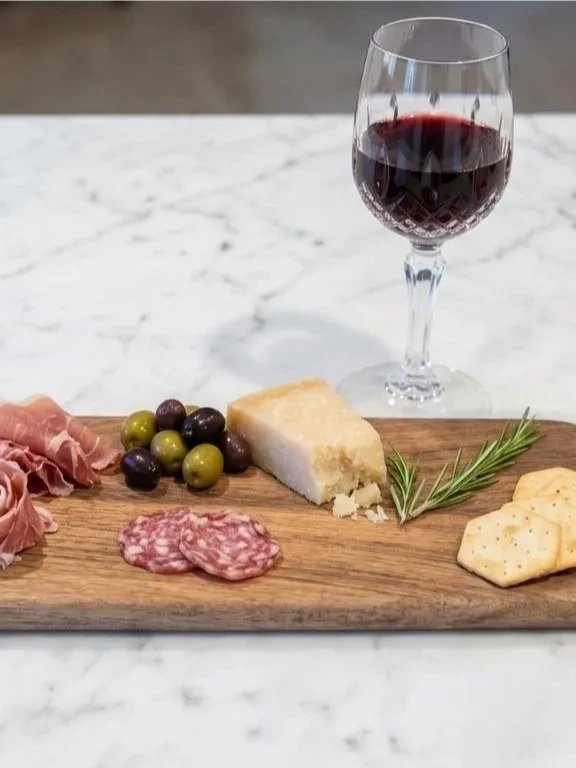 Small Wooden Cheese Board, Charcuterie Serving Platter, Wine Appetizer Tray product image (1)