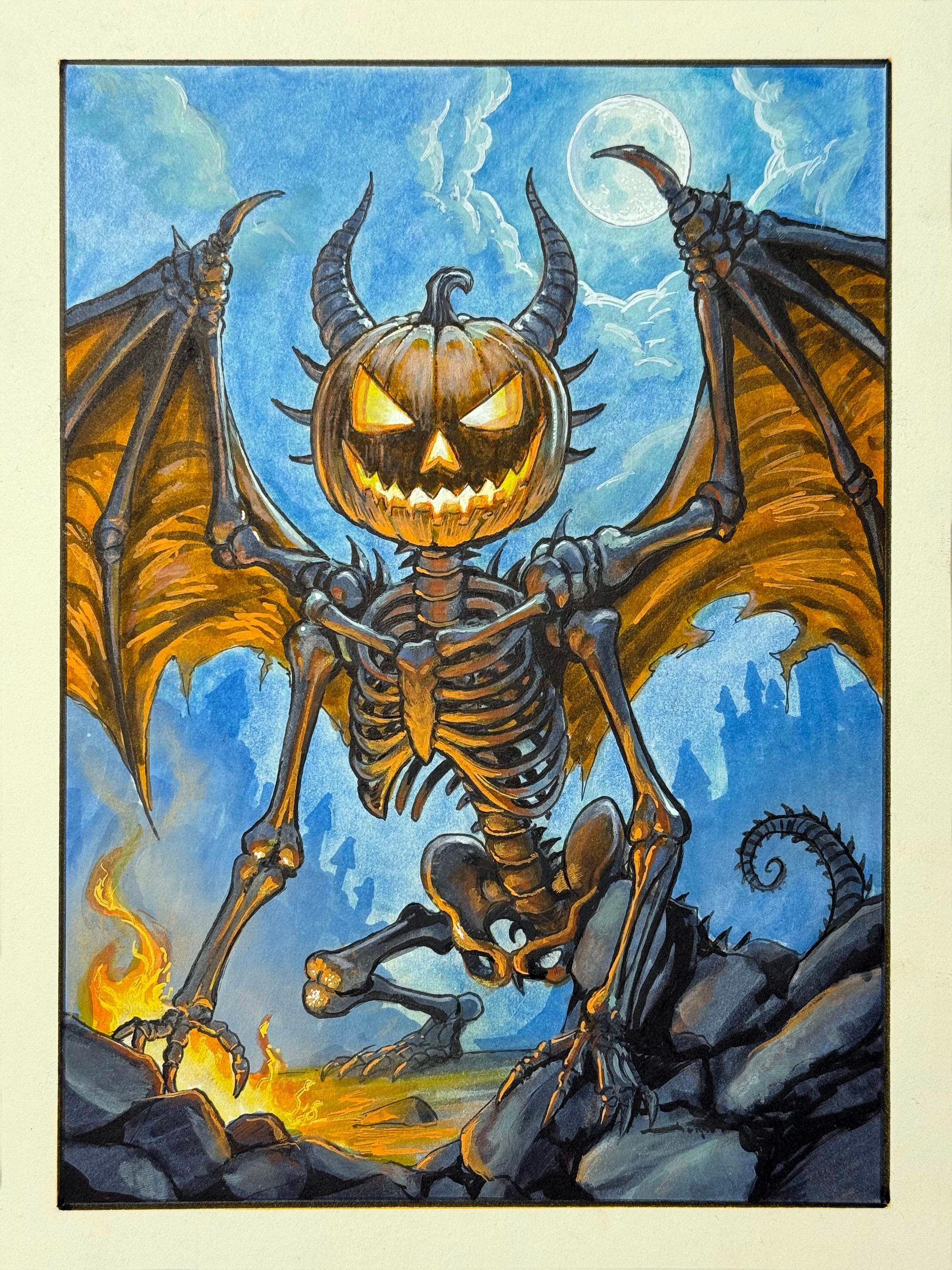 Jack-o-Dragon Signed Original Artwork product image (1)