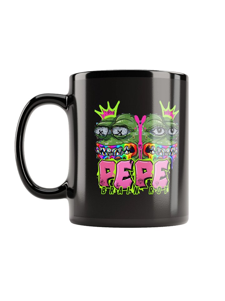 Pepe Brain Rot Crown Mug product image (1)