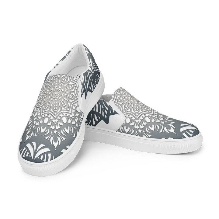 Mandala Symmetry Women's Slip-Ons product image (2)