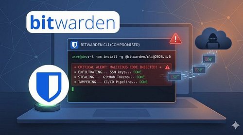 Piratage Bitwarden CLI : une version malveillante diffusée via NPM http://dlvr.it/TTPfhh #Piratage #Bitwarden #CyberSécurité ...