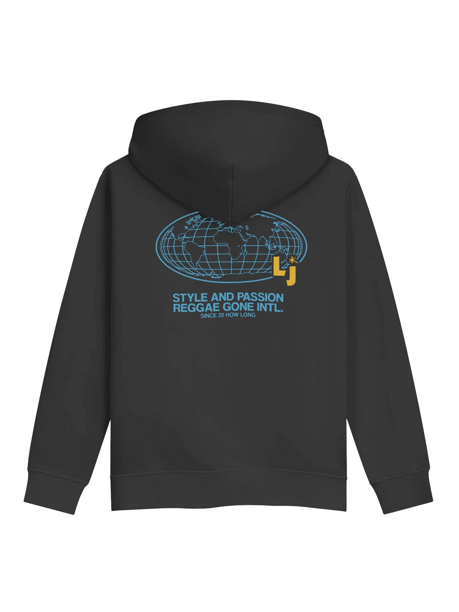 REGGAE GONE INTL Youth Garment-Dyed Fleece Hooded Sweatshirt product image (2)