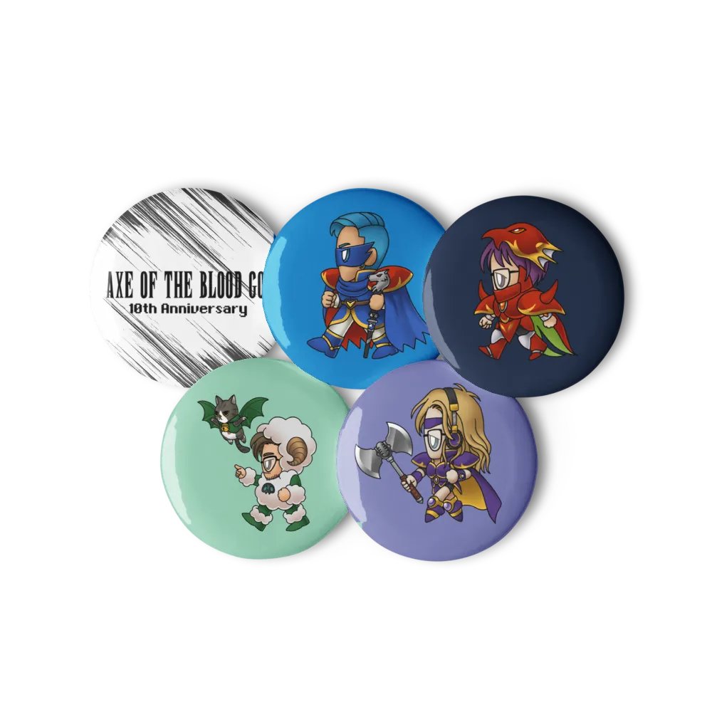 Blood God 10th Anniversary Pin Set product image (3)