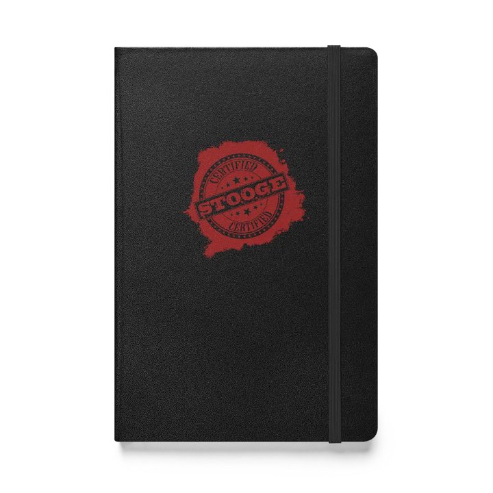 Certified Stooge - Hardcover Bound Notebook product image (1)