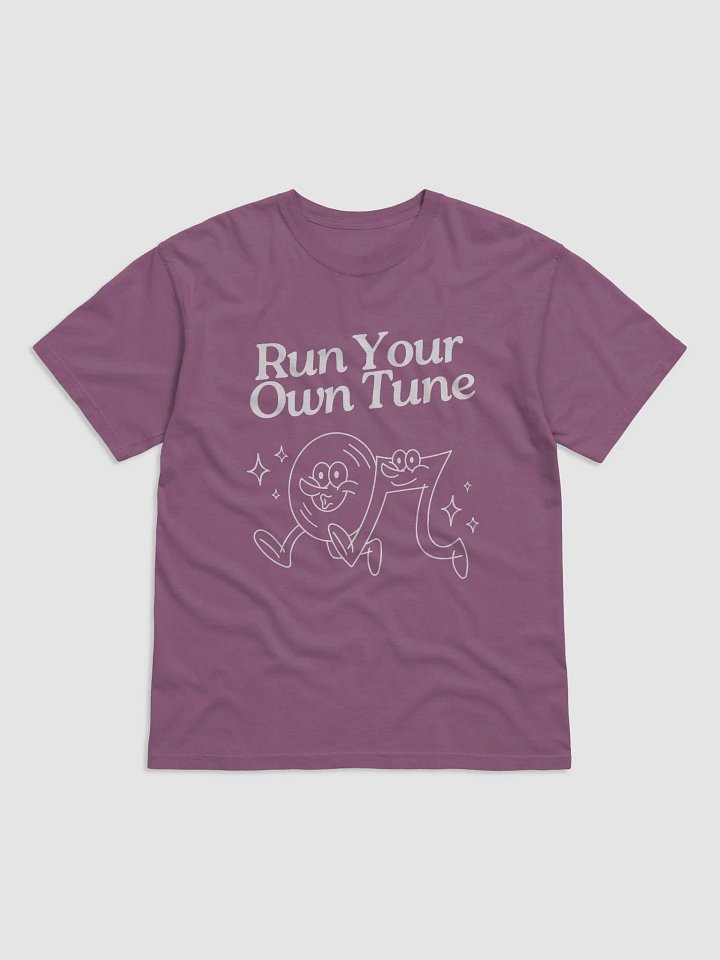 Run your own tune Smiley Tee product image (11)