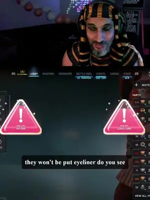 Eyeliner Pharaoh #cosplay | #deverror101 on #Twitch