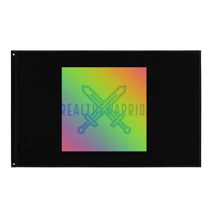 TheRealTheWarrior Classic Logo Wall Flag product image (1)