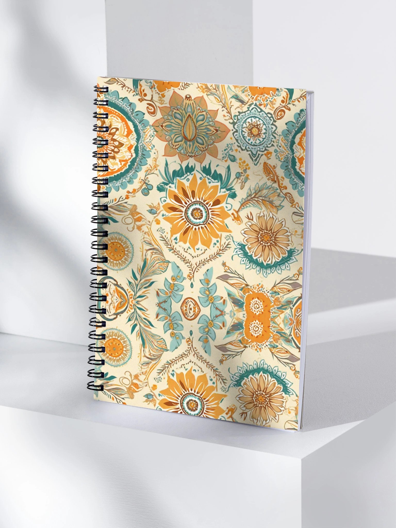 Floral Harmony Spiral Notebook product image (4)
