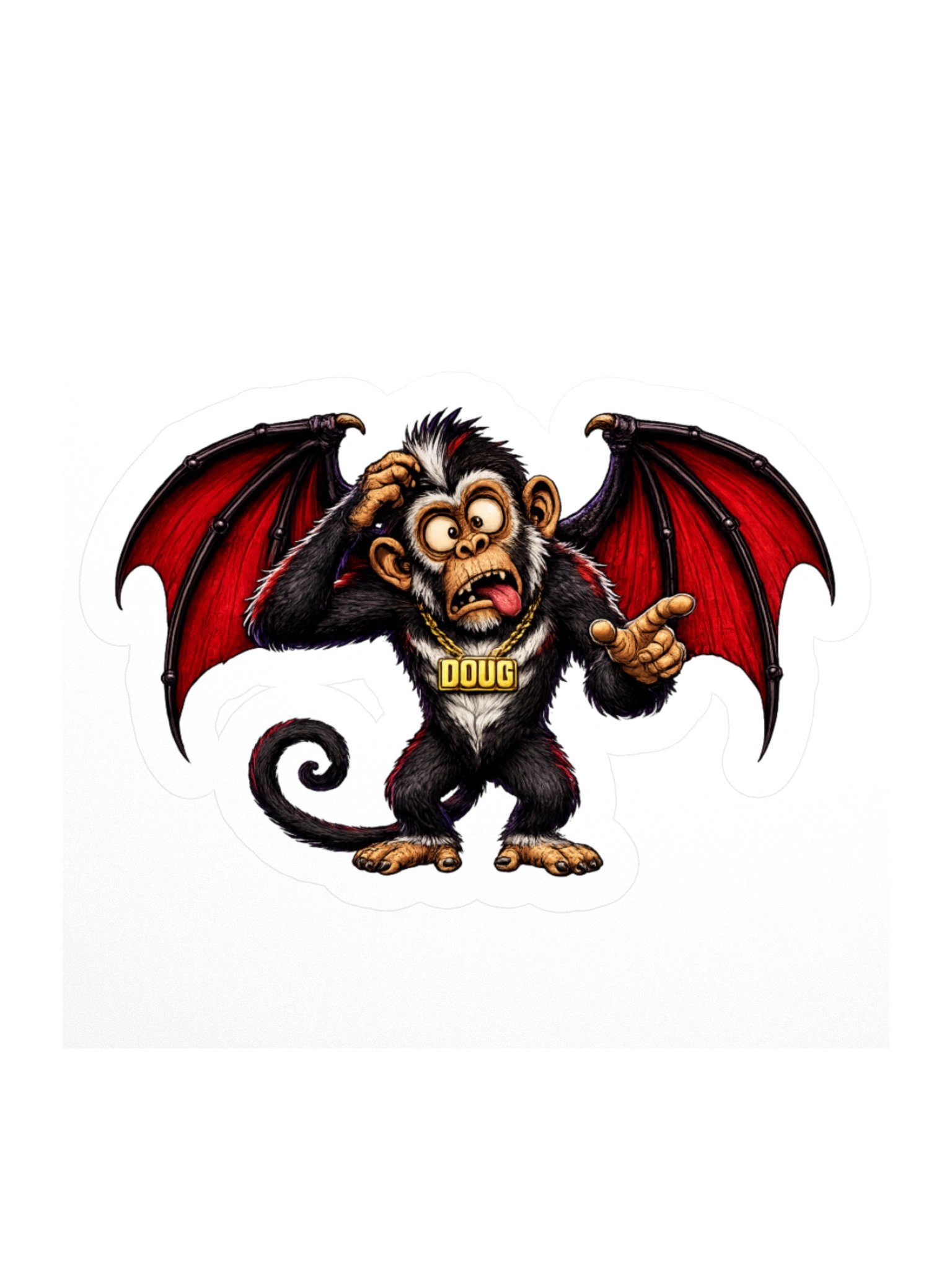 DOUG 3" x 3" sticker product image (1)