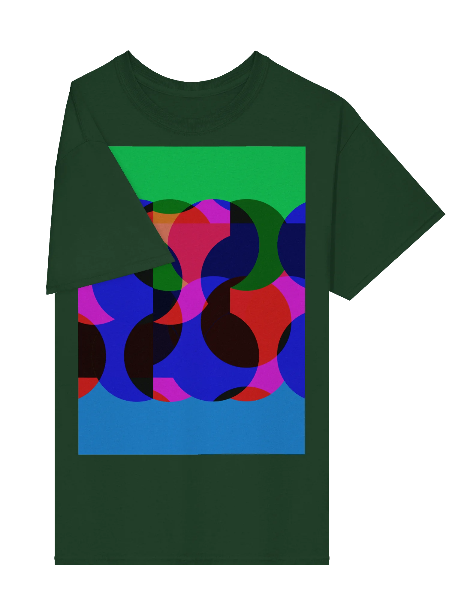 Abstract Circle Fusion T-Shirt product image (4)