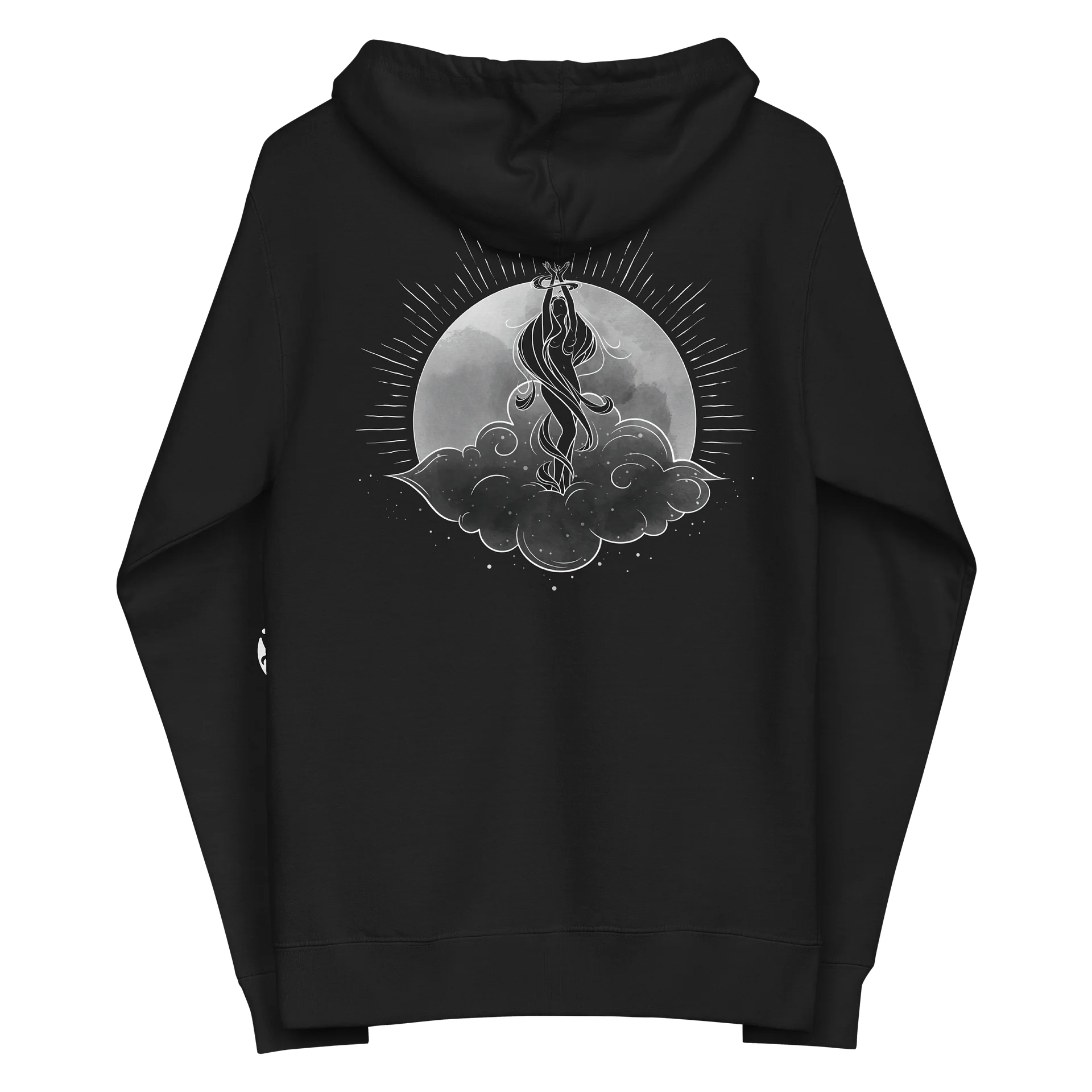 𝖆𝖗𝖎𝖆 fleece zip-up hoodie product image (1)