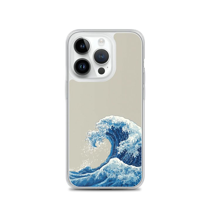 Wave iPhone Clear Case product image (3)