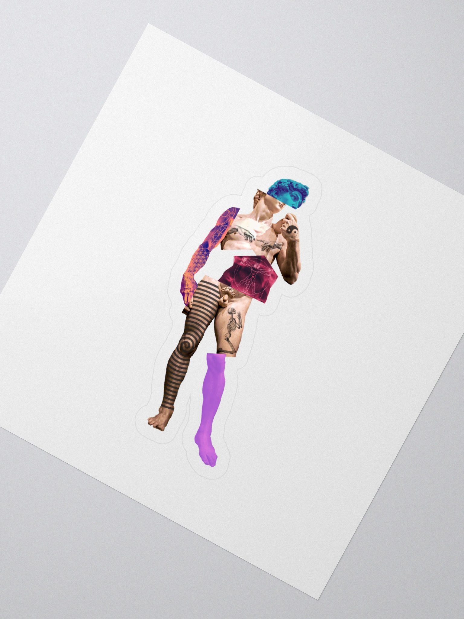 VaporWave David Sticker product image (2)