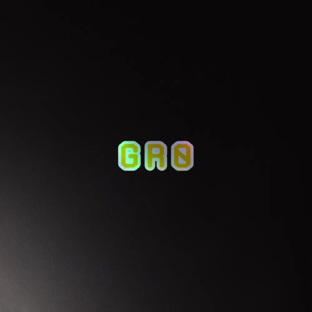 GRO (GOLDEN) STICKER product image (2)