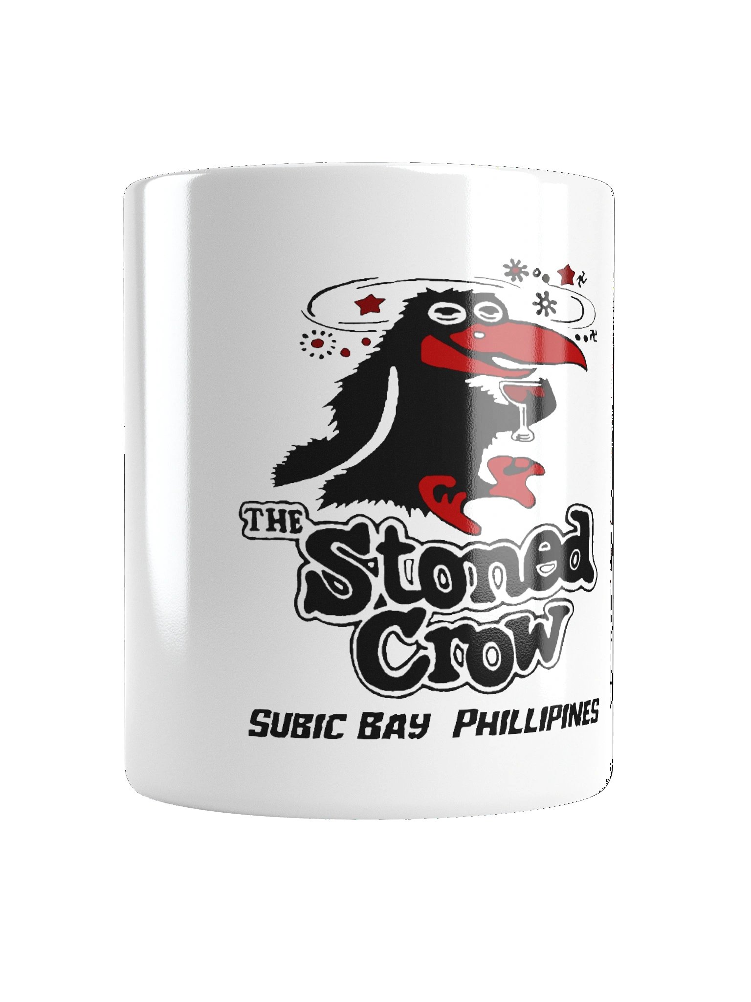 The Stoned Crow White Glossy Mug product image (1)