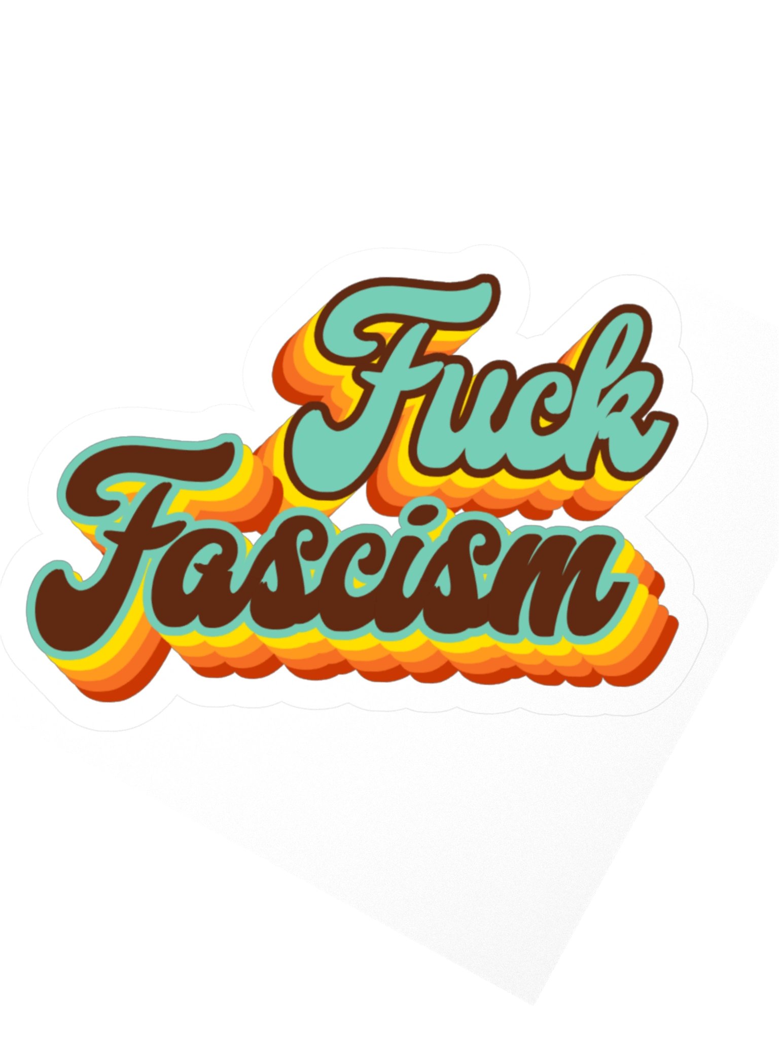 F*ck Fascism Vinyl Sticker product image (2)