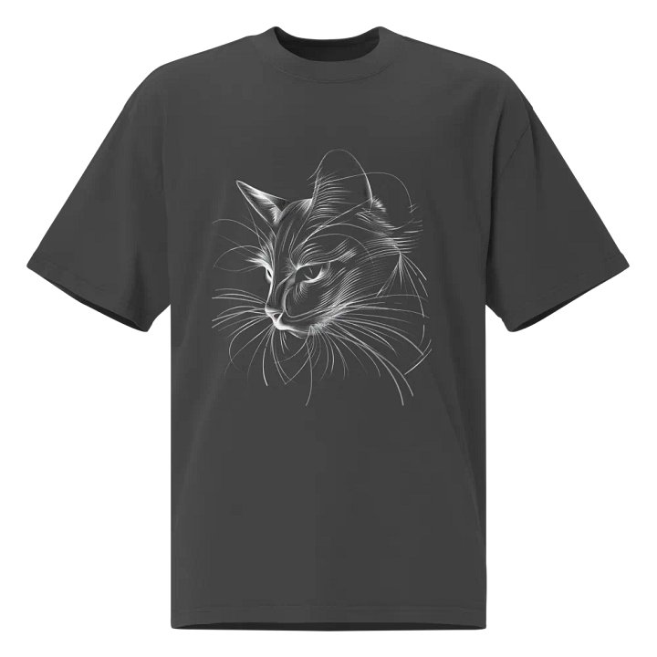 Whiskered Cat T-Shirt product image (1)
