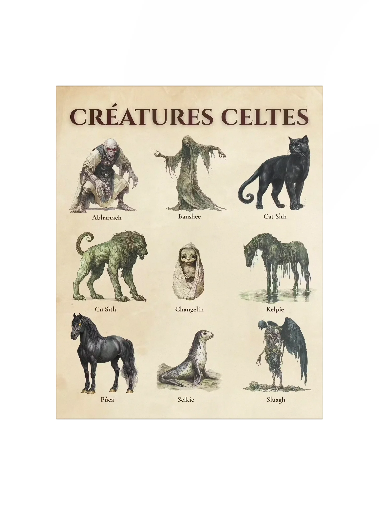 Poster Créatures Celtes - vue 5