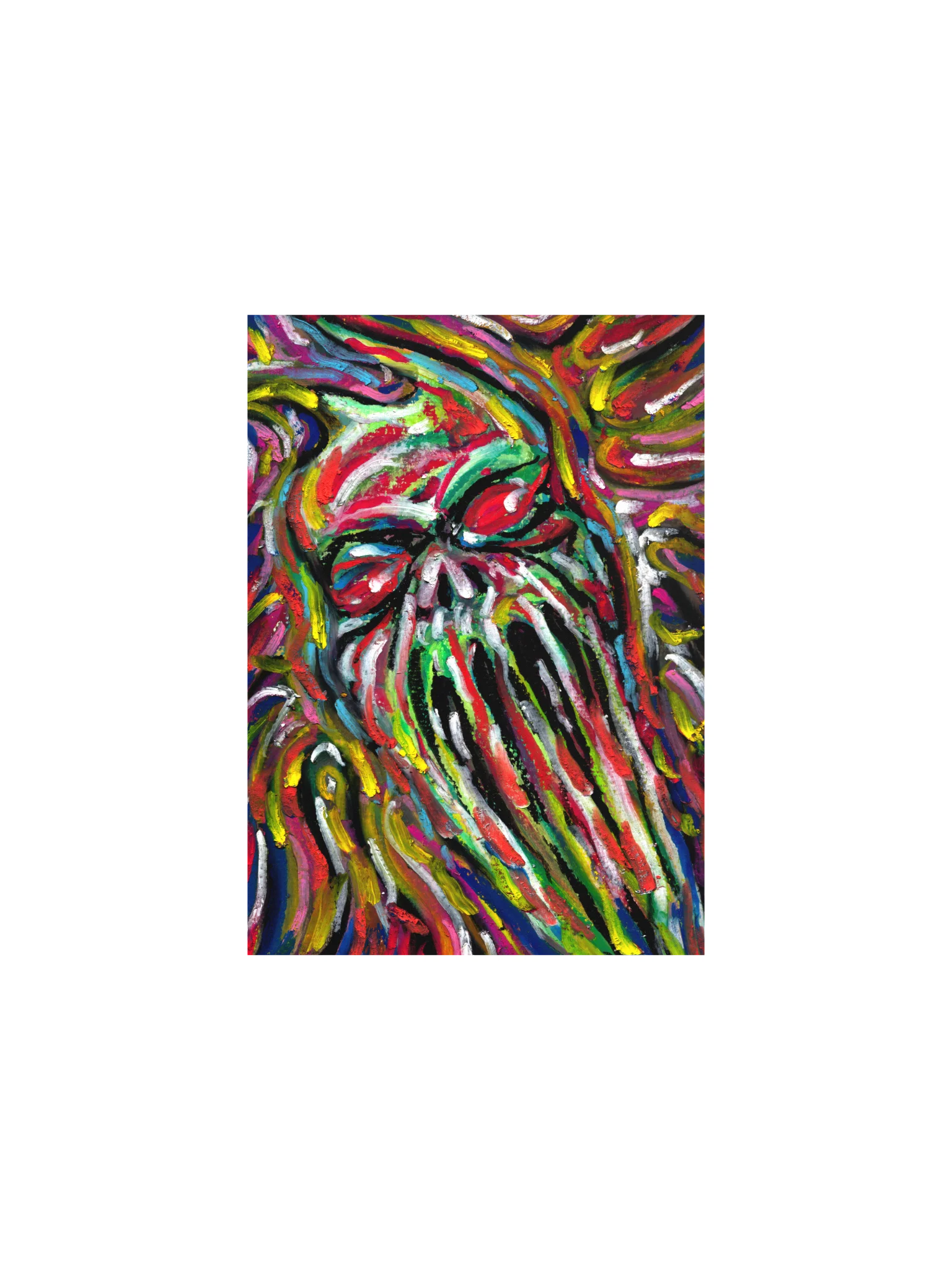 Wraith - Print of Original Oil Pastel Artwork product image (3)