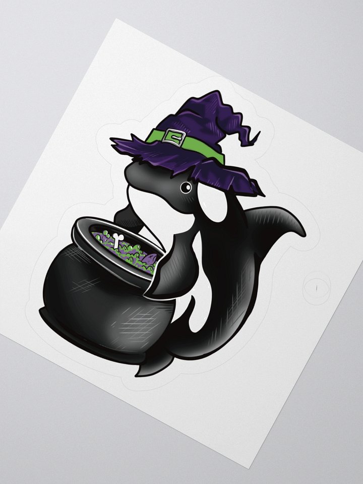 Orca Witch Sticker product image (4)