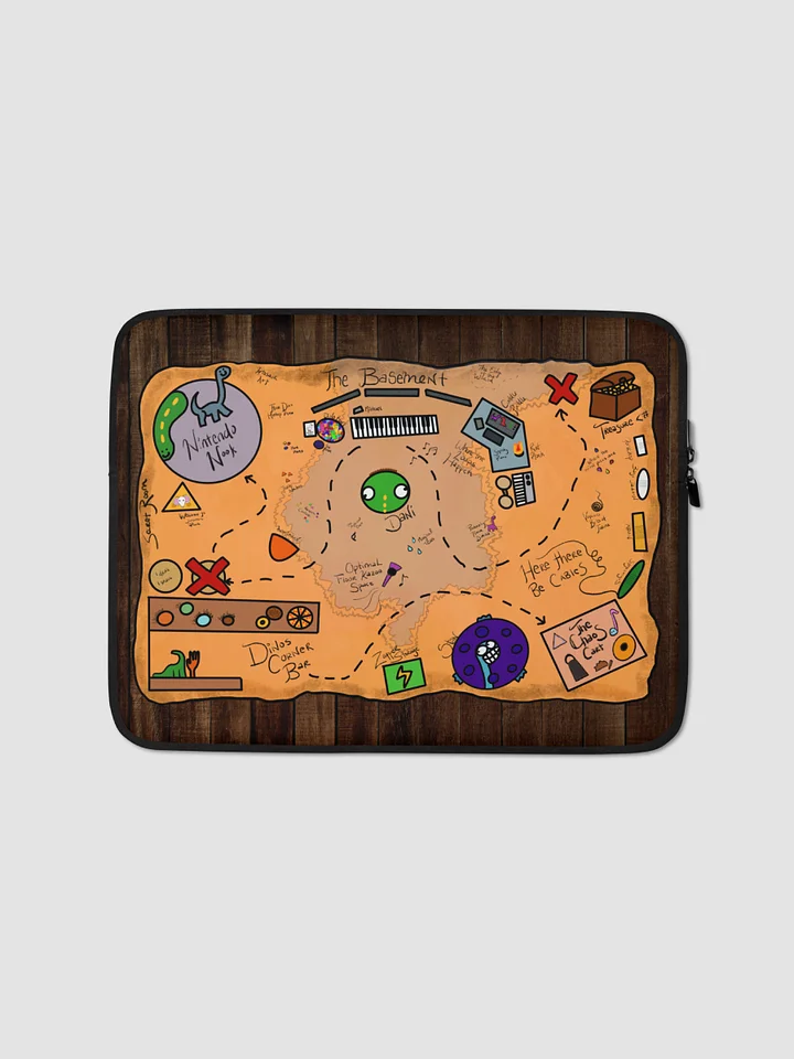 Basement Map Laptop Sleeve product image (1)