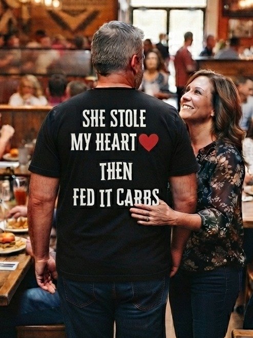 She Stole My Heart Then Fed It Carbs T-Shirt product image (1)