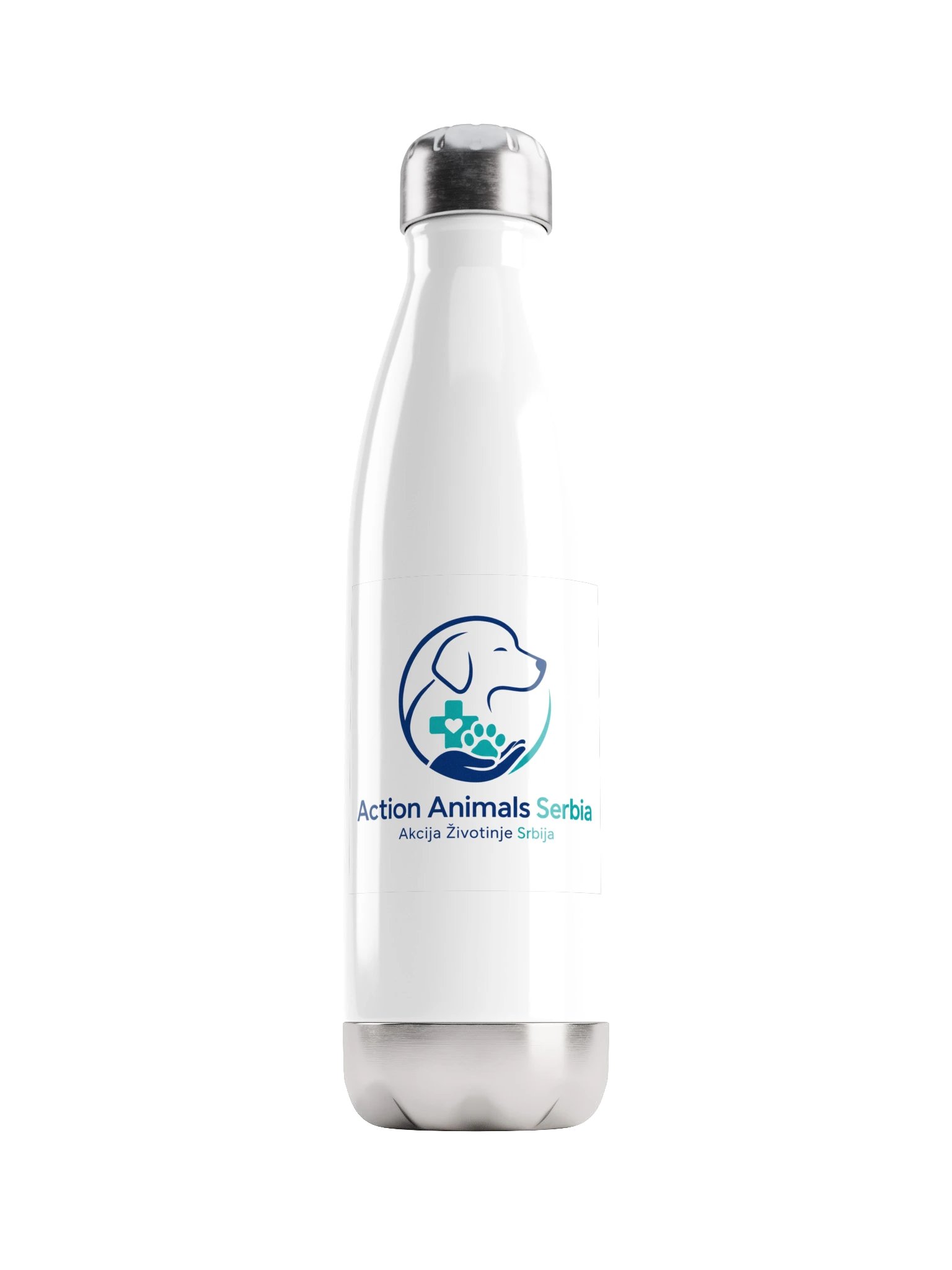 Action Animals Serbia Edelstahlflasche product image (1)