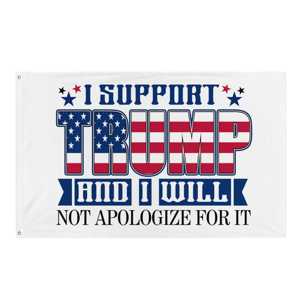 Patriotic Statement All-Over Print Flag product image (1)