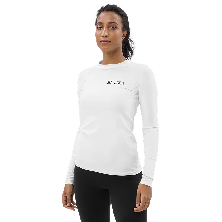 Rash Guard shirt White product image (2)