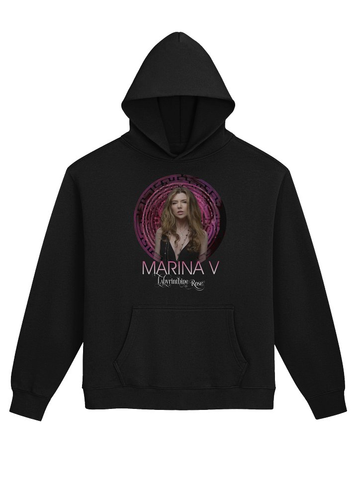 Labyrinthine Rose Hoodie 90% cotton product image (1)