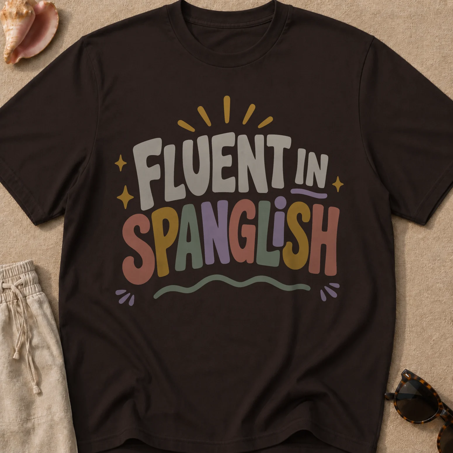 Fluent In Spanglish Camiseta Unisex product image (1)