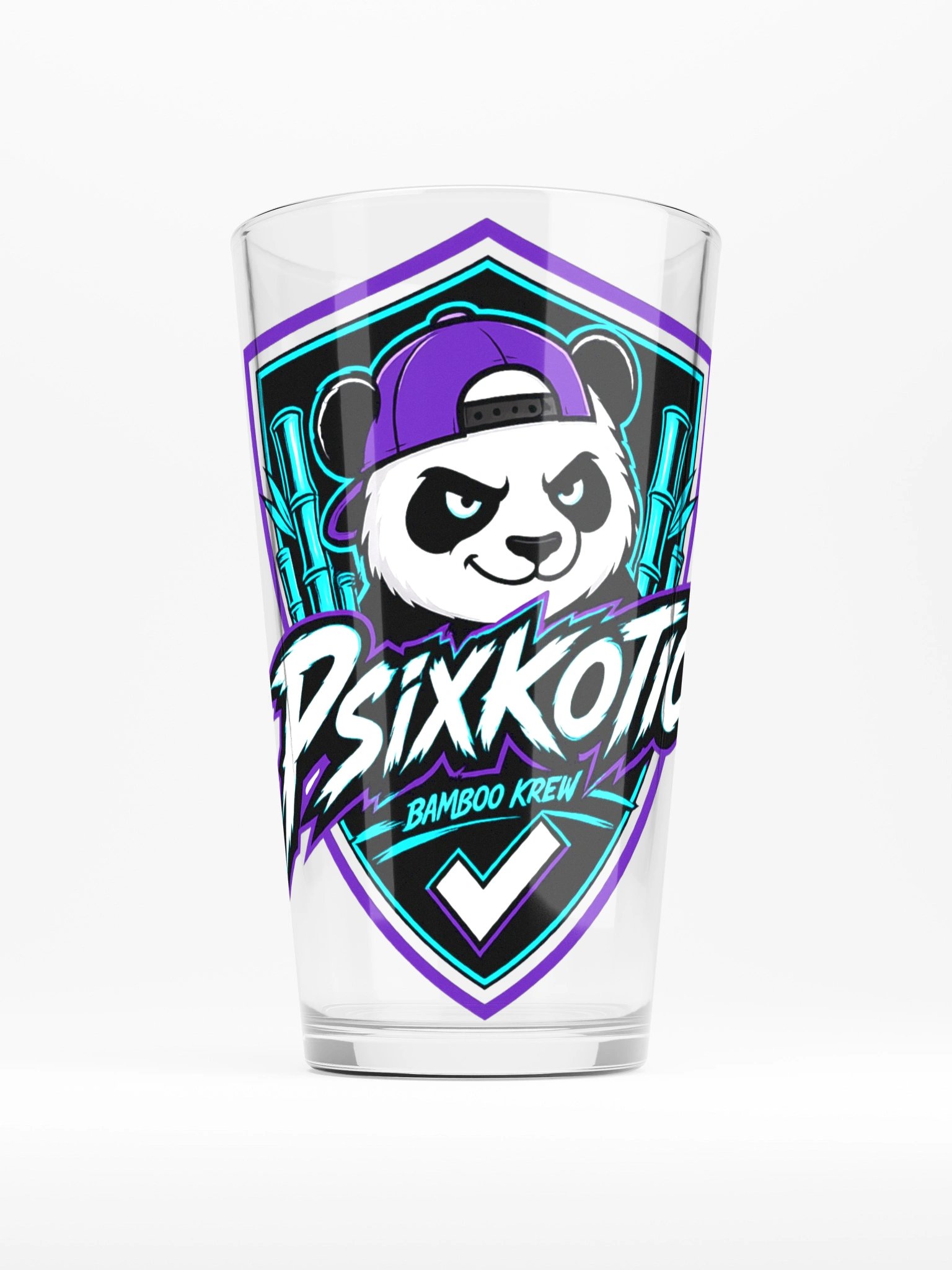 Psixkotic Checkmark Pint Glass product image (1)