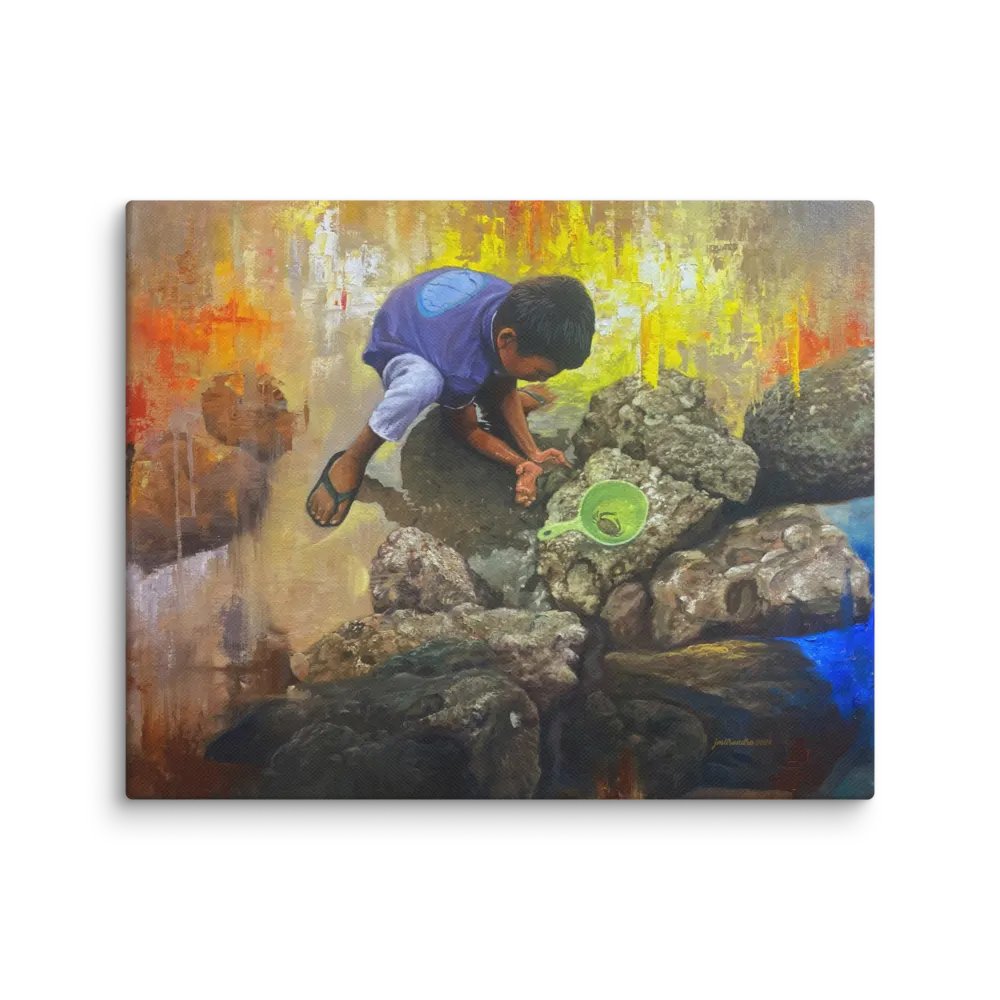Canvas Print - The Catch Painting by JMLisondra product image (15)