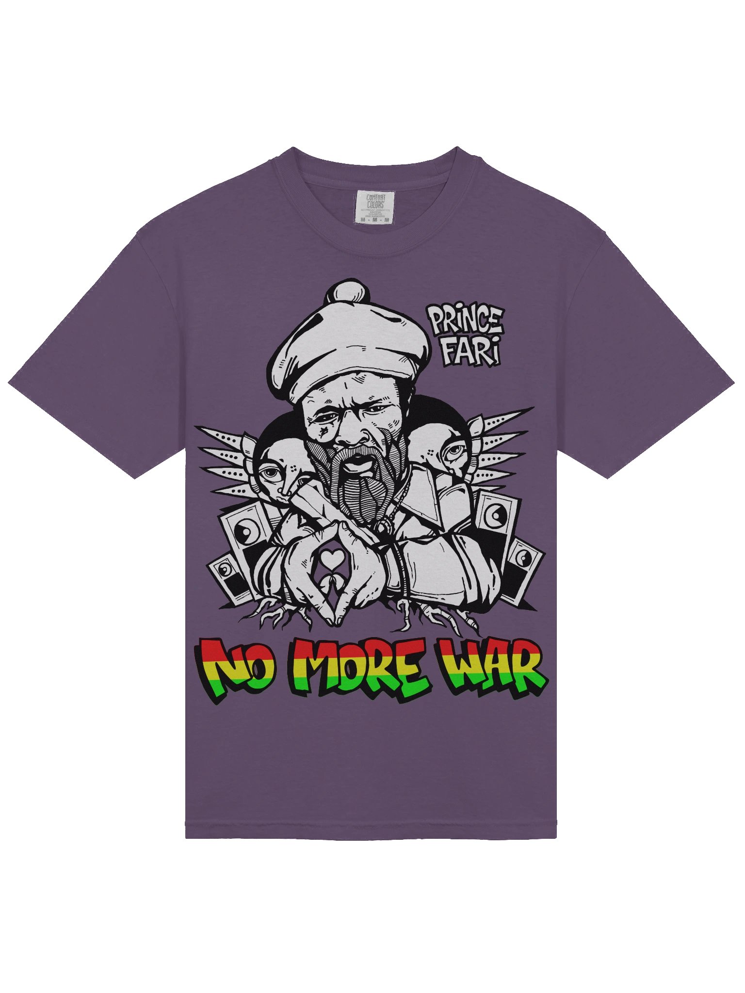 Prince Far I T-Shirt by RasTerms37 (Colorful / Red Gold Green / Premium) product image (2)