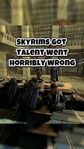 When Skyrim got talent goes HORRIBLY wrong. 😂
Server: Daedric Online
°
#skyrim #skyrimrp #skyrimfunny #daedriconline #keizaal...