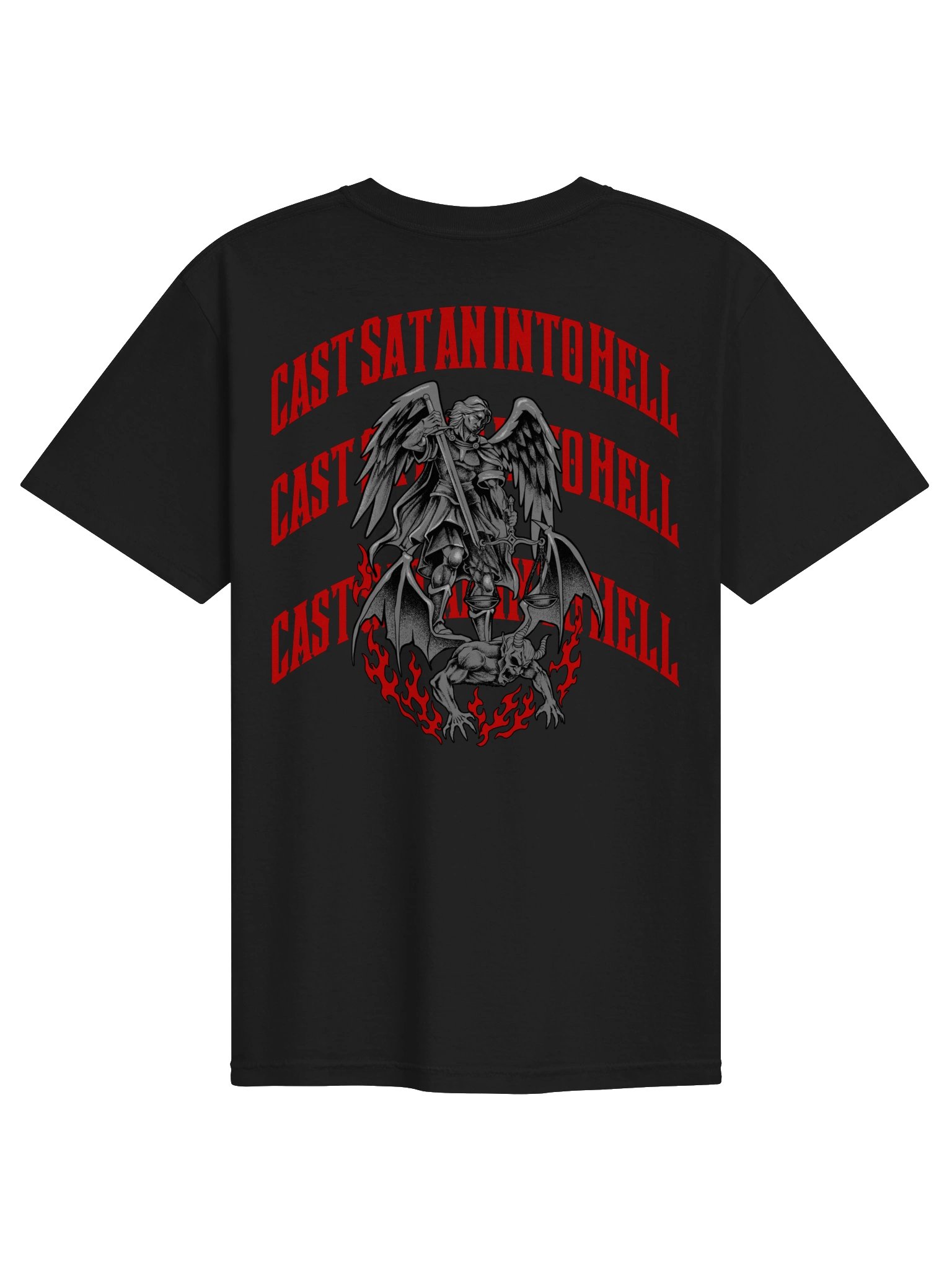 Cast Satan into Hell Metacore Saint Michael V2 - T-shirt product image (4)