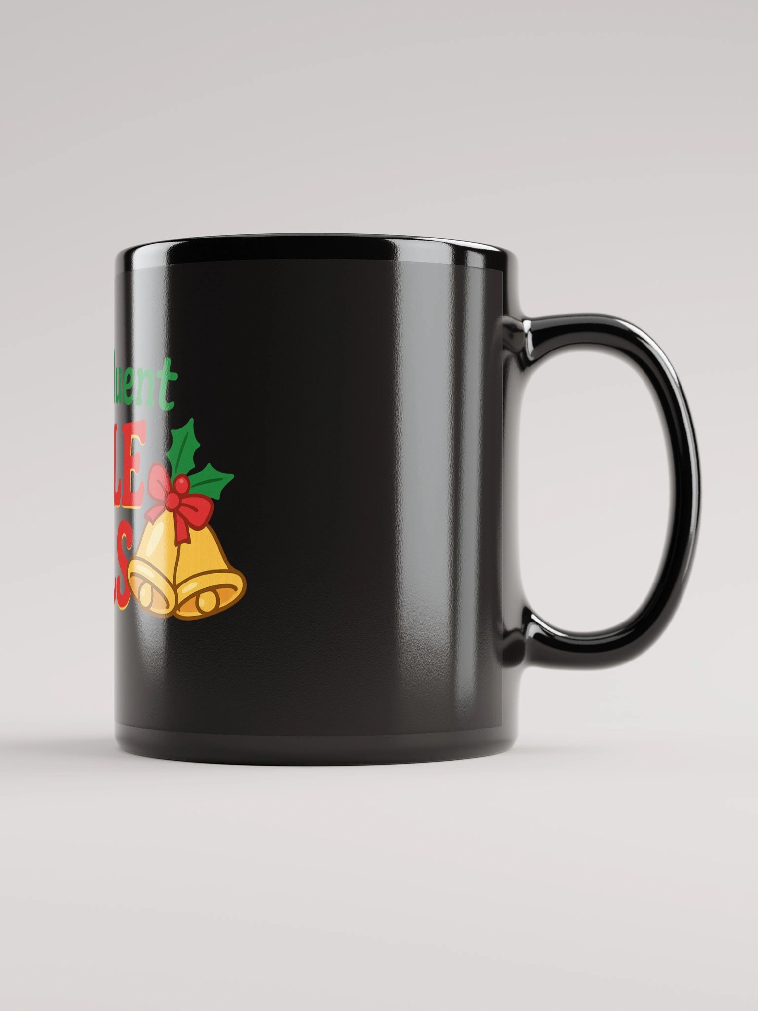 I Speak Fluent Jingle Bells Black Glossy Mug product image (2)