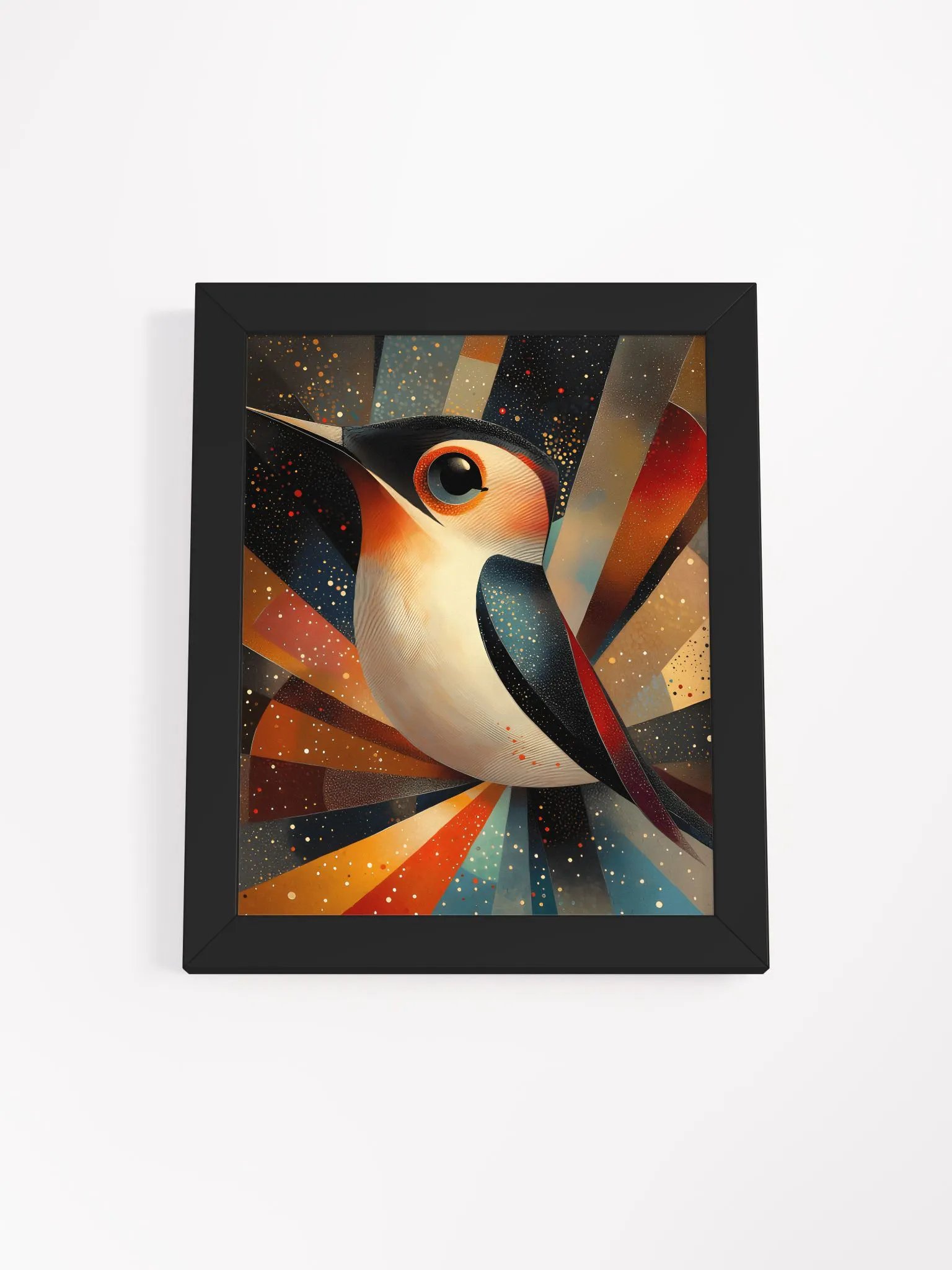 Framed wall art, titled 