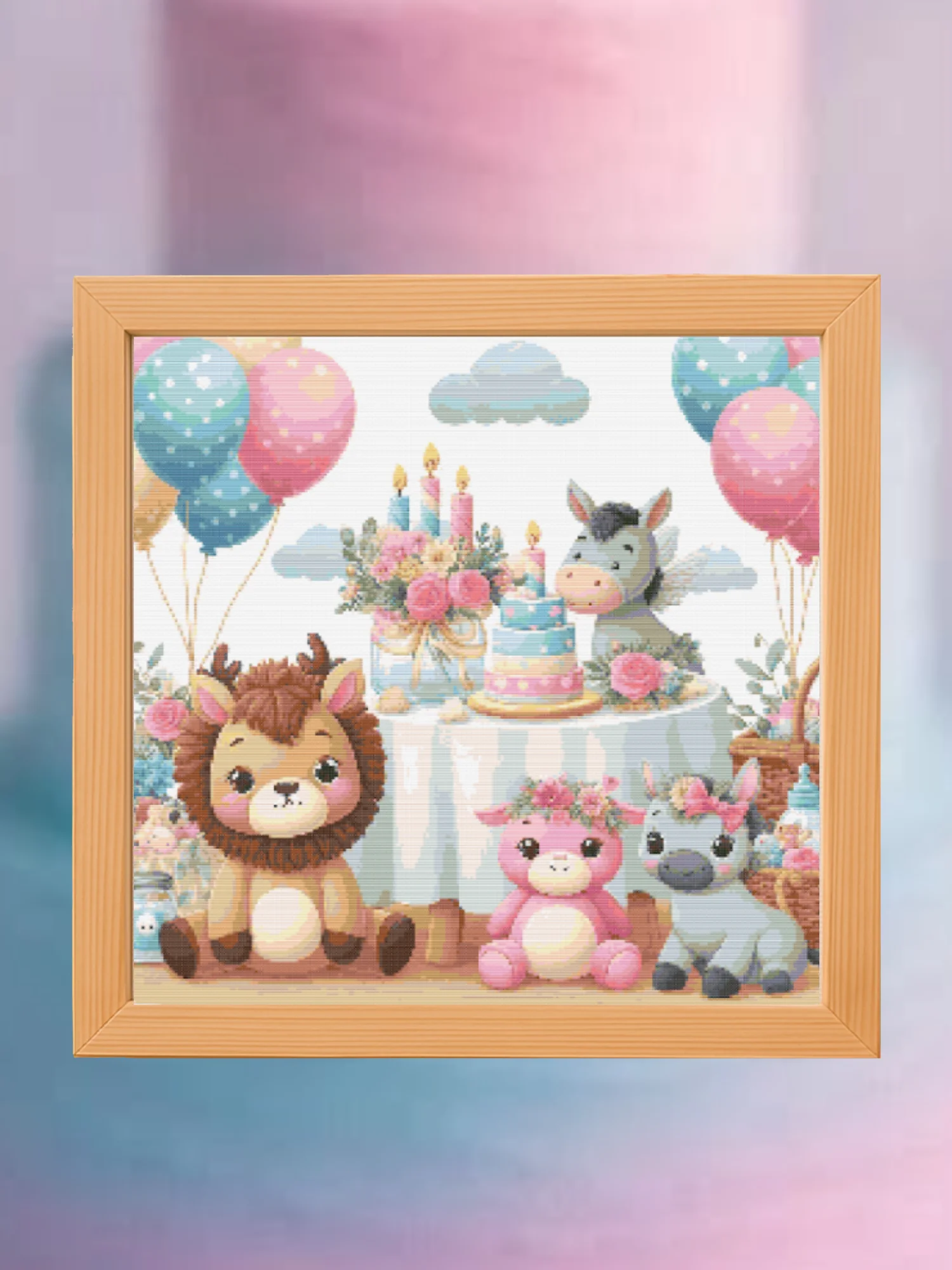 Bear-y Special Baby Shower Cross Stitch Pattern product image (1)