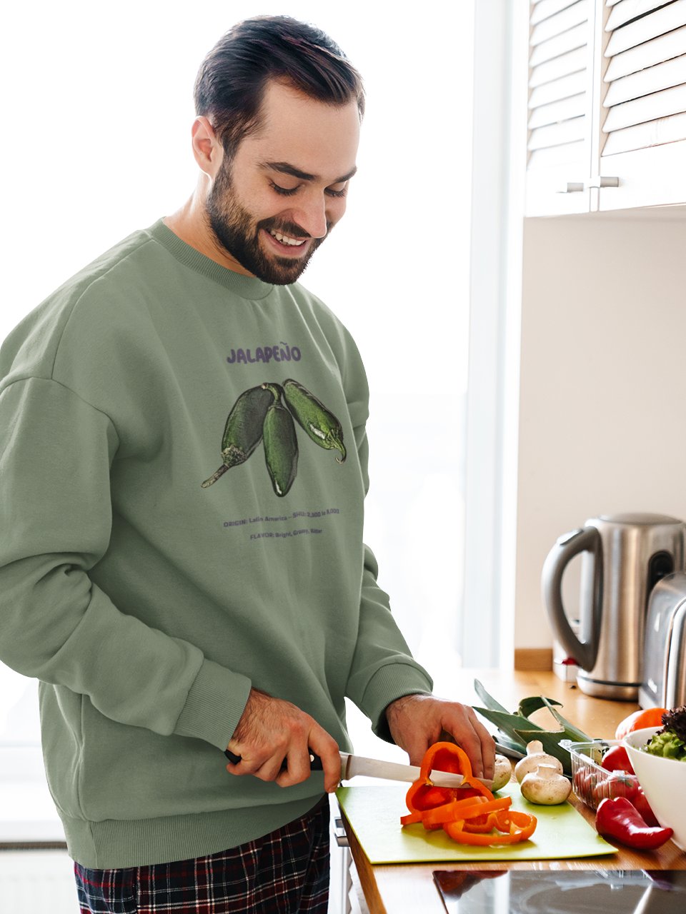 Spicy Trio Jalapeño Crewneck Sweatshirt product image (49)