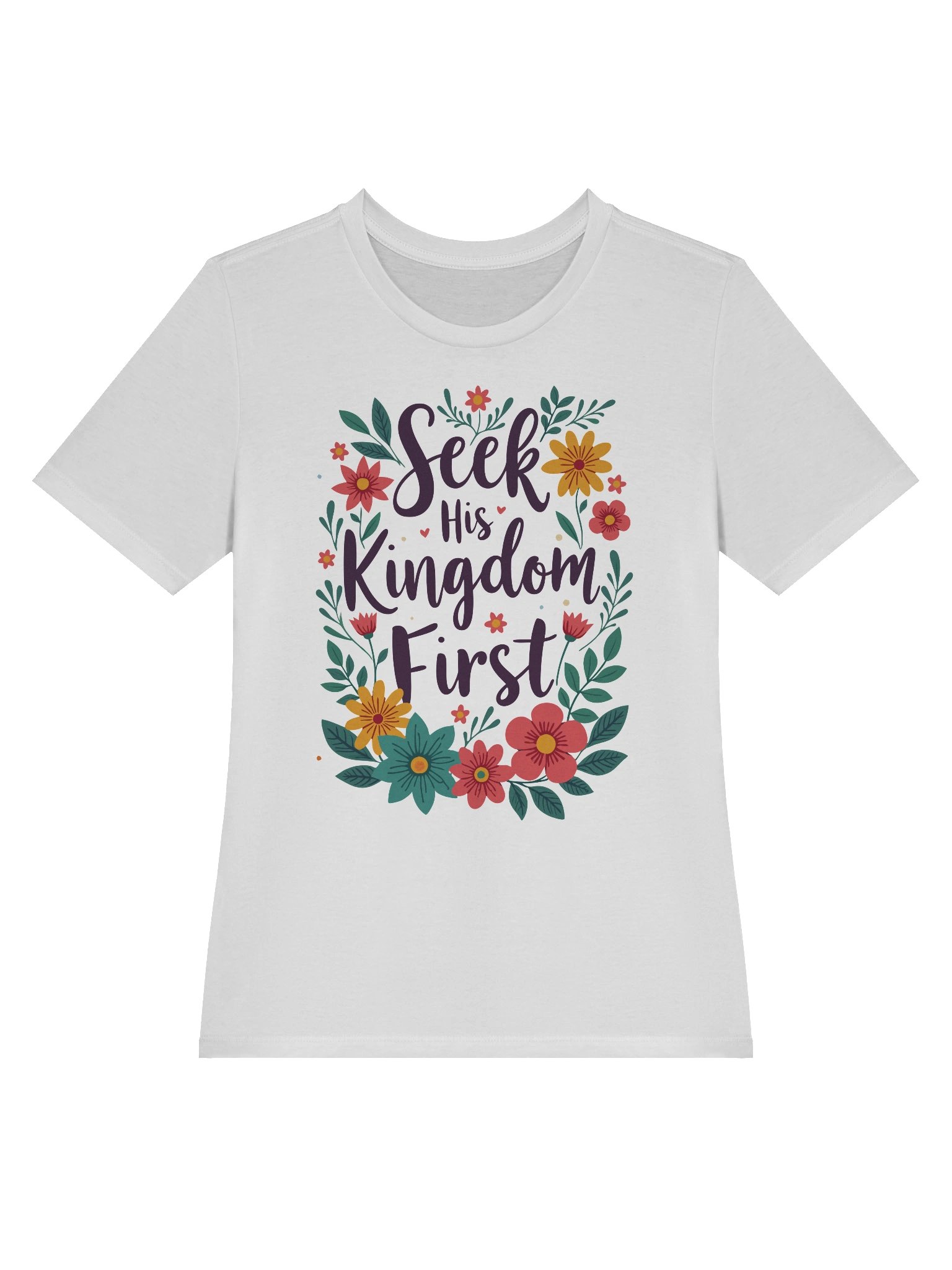 Women's Supersoft Relaxed-fit T-Shirt Seek His Kingdom First product image (3)