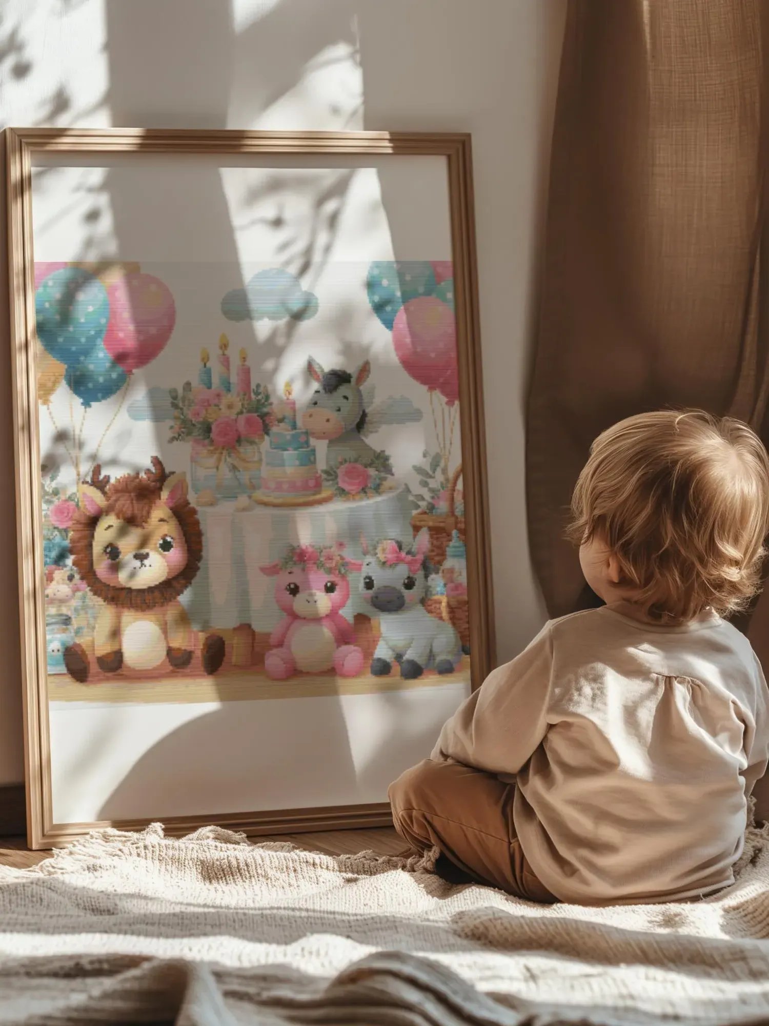 Bear-y Special Baby Shower Cross Stitch Pattern product image (5)