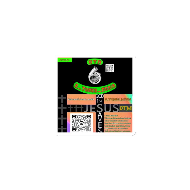 Neon Faith Die-Cut Magnets product image (1)