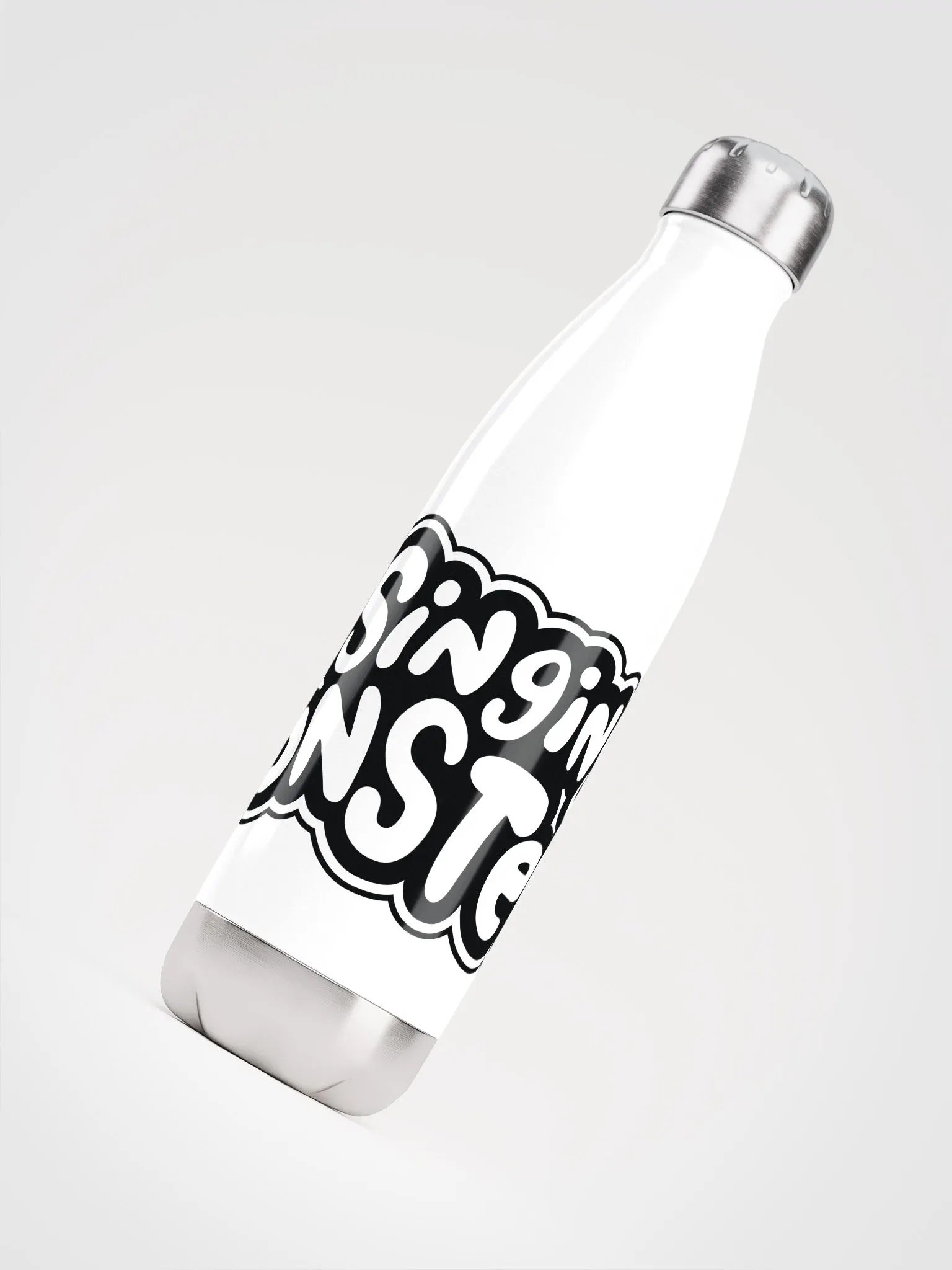 My Singing Monsters Logo Water bottle White product image (4)