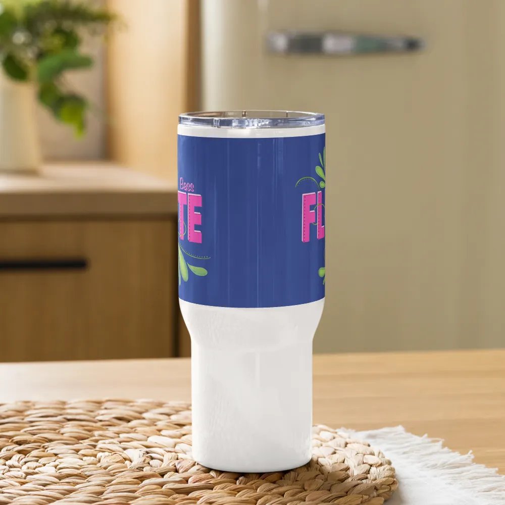 Flute Flourish Travel Mug with Handle - Bass product image (7)