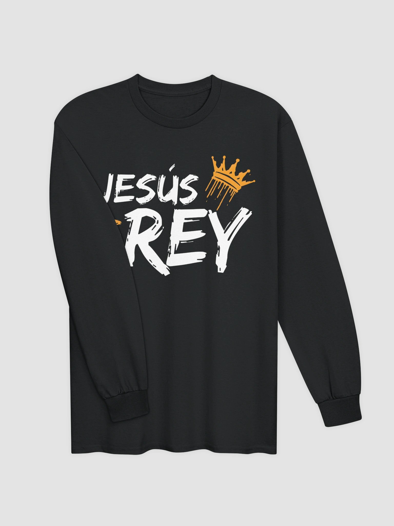 Camiseta Unisex Manga Larga | Jesús es Rey product image (3)