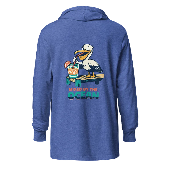 Mixed Pelican by the Ocean Hooded T-Shirt product image (1)