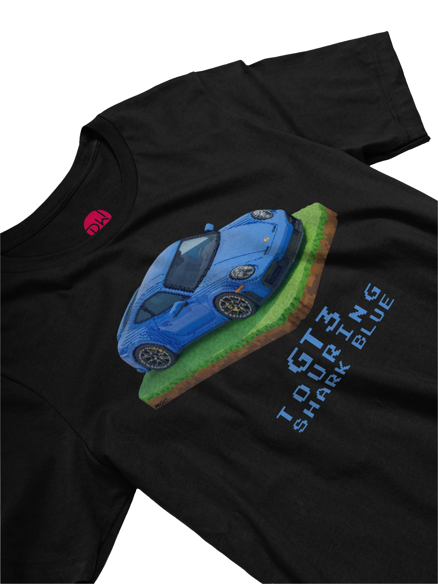 Shark Blue Porsche 911 GT3 Touring Shirt (Pixel, Retro, Minecraft) product image (22)