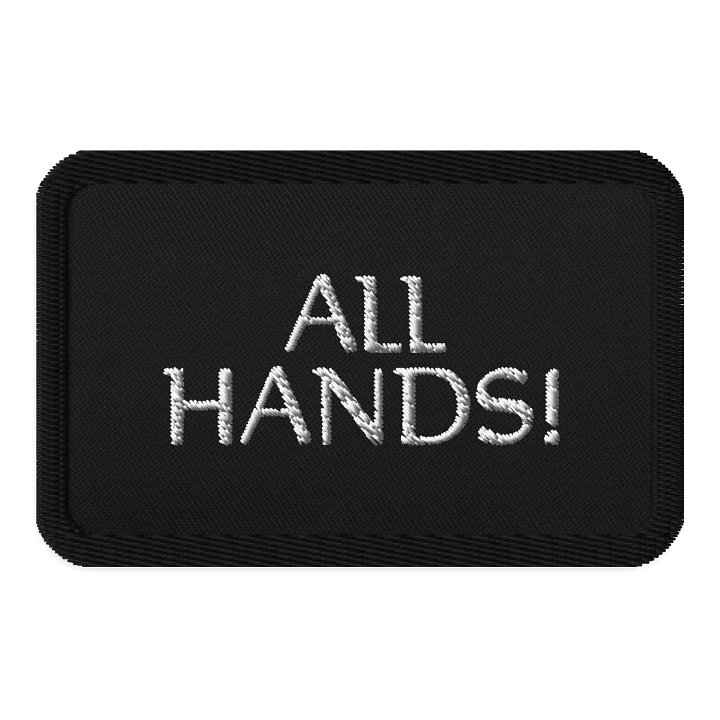 Embroidered Patch (All Hands!) product image (1)